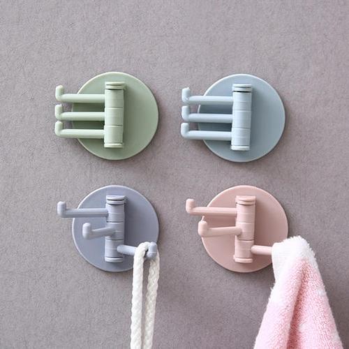 一抹即貼，處處可掛——日用百貨旋轉(zhuǎn)掛鉤，讓生活整齊如新
